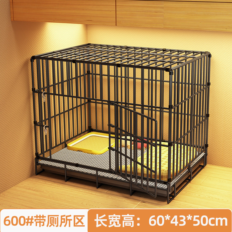 Pet Fence Dog Cage Small Dog Household Indoor Fence Space-Saving Dog House Dog Bed Toilet Cat Cage Cat Villa