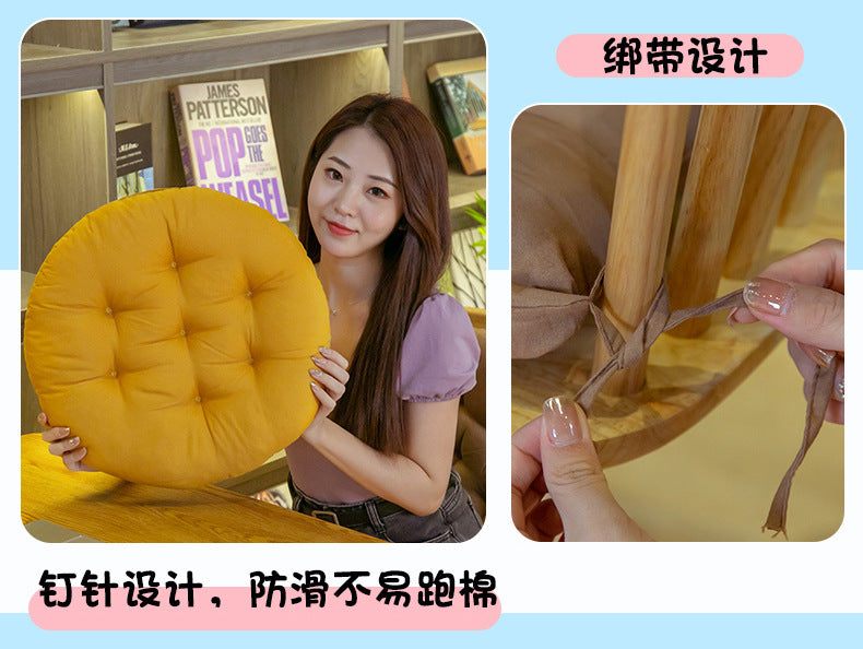 Amazon hot Seat Cushion Chair Pad Round Square Chair Cushion Student Seat Cushion Winter Home Dining Chair Cushion