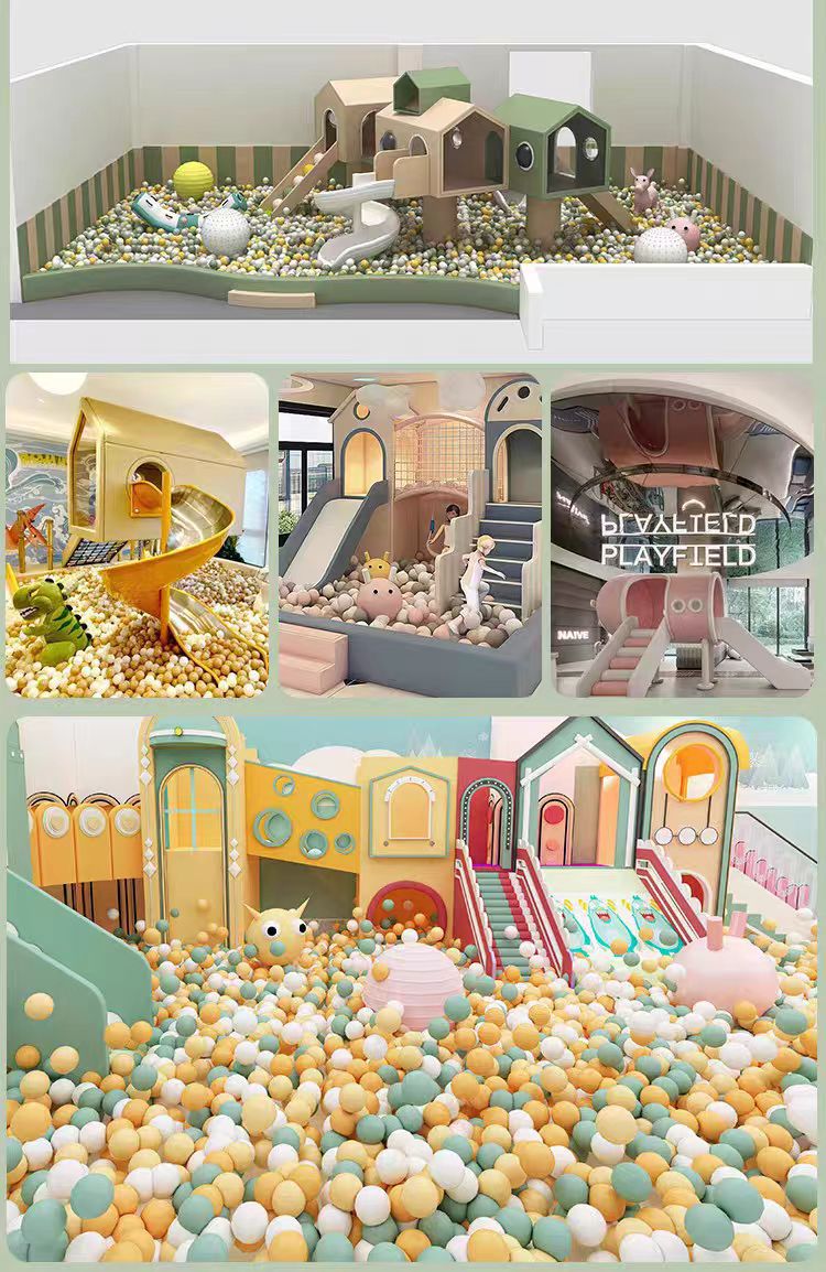 Naughty Castle Children's Playground Equipment Kindergarten Slide Mother and Baby Store Sales Office Children's Amusement Park Support Facilities