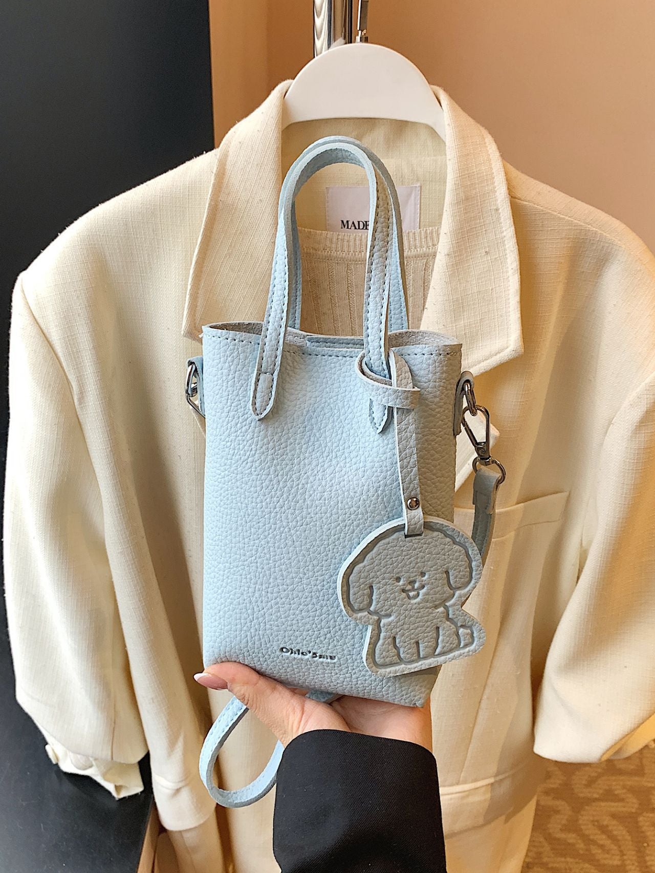 Women's Bag Single Shoulder Crossbody Bag Versatile Handbag New Simple Style Basket Fashionable Spring2025Fashion