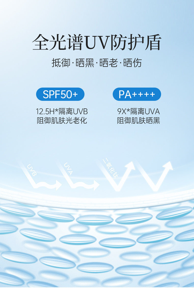 Liyuan Lanshi Hydrating Clear Sunscreen UV Protection for Men Oily Skin Refreshing Face and Body Isolation 3-in-1 for Women