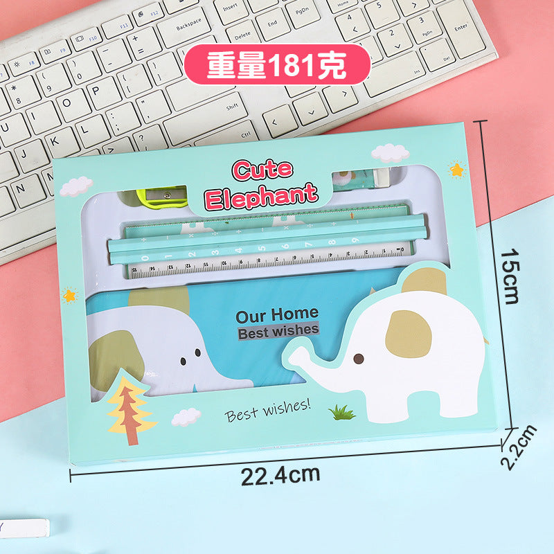 Children's Stationery Set Elementary School Student Reward Small Gift Pencil Six-Piece Set Back-to-School Season Learning Supplies Stationery Wholesale http://detail.1688.com/offer/812439578197.html