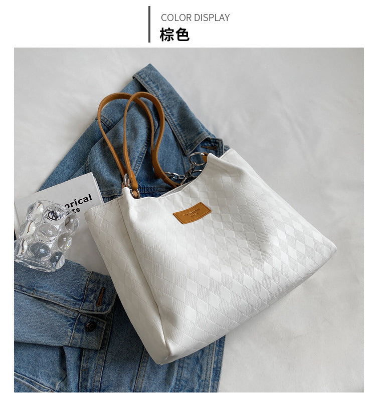Large Capacity Bag Women's Bag2025Summer New Style Niche Commuter Bag Versatile Shoulder Bag Tote Bag Wholesale