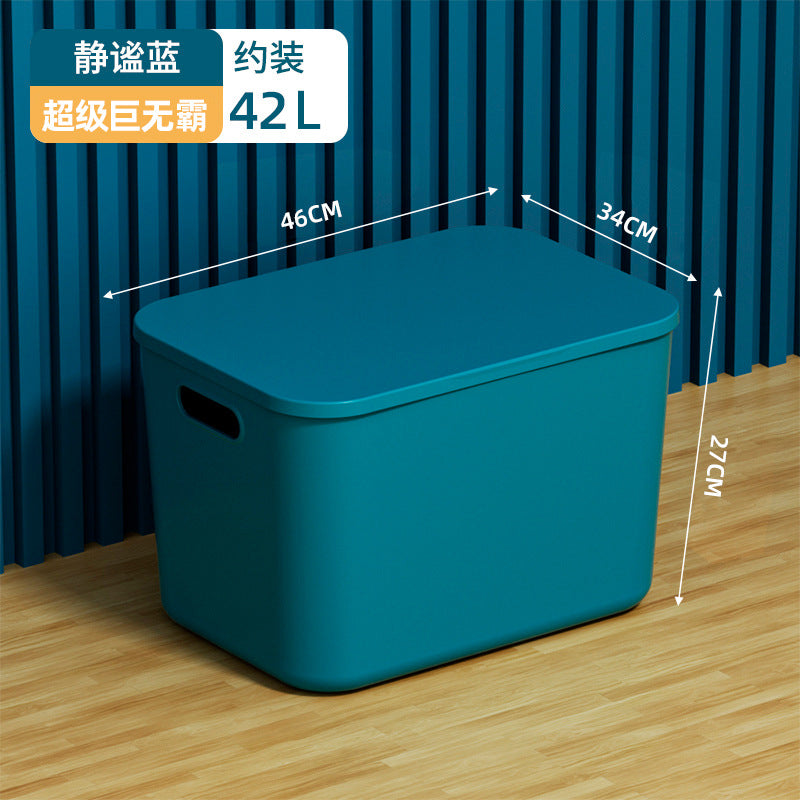 Storage Box Desktop with Lid Plastic Miscellaneous Snacks Cosmetics Box Rectangular Storage Basket Storage Box Organizing Box