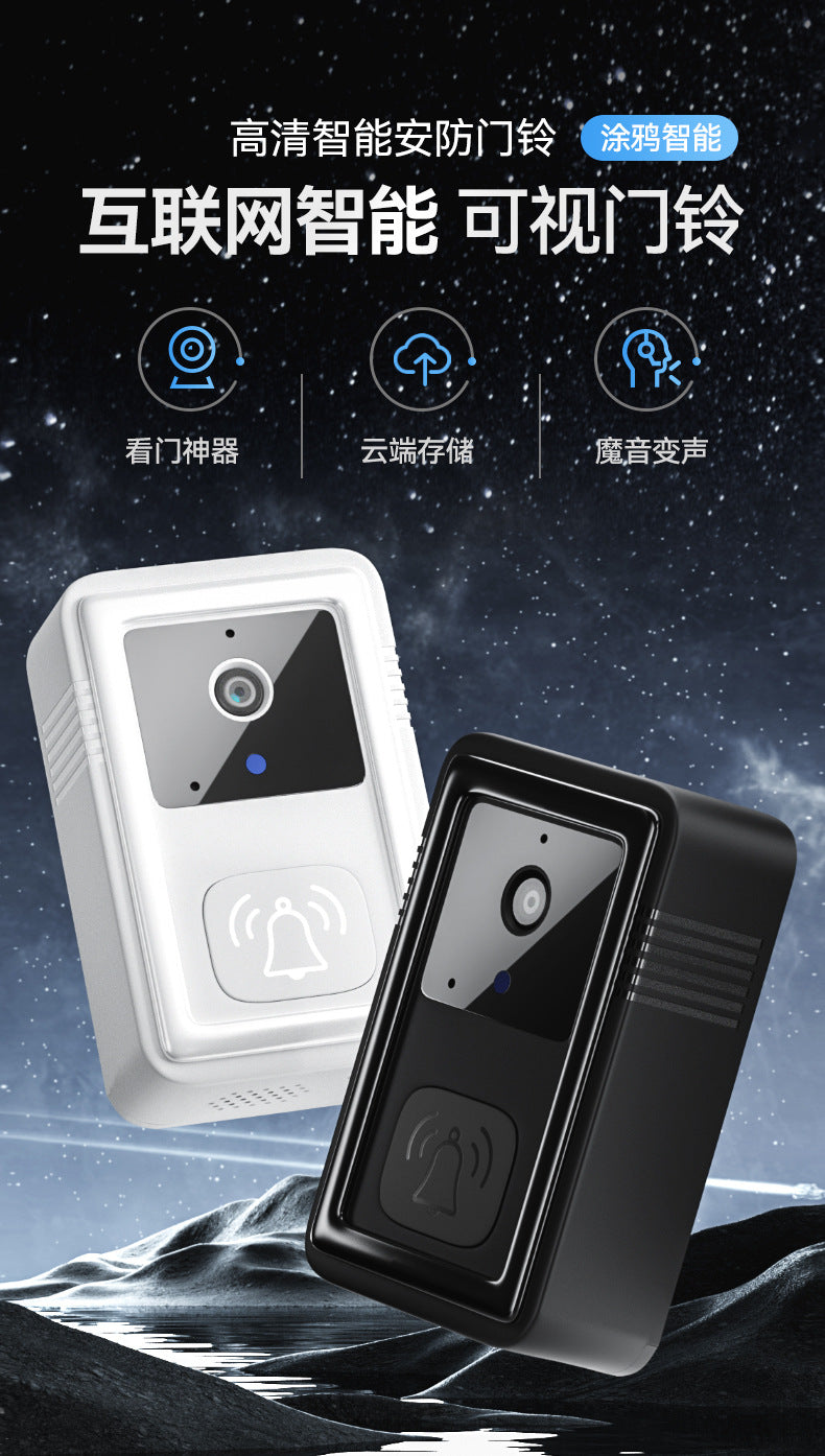 M9Low Power Consumption tuya Visual Doorbell WiFi Wireless HD Smart Home Intercom Bell Tuya Cross-Border