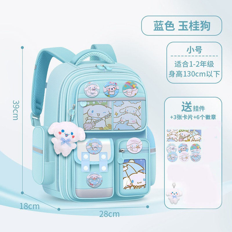 Schoolbag Primary School Girl Large Capacity Dirty Resistant Children's Schoolbag6-12Men's Weight Loss1-6Elementary School Student Backpack http://detail.1688.com/offer/727797868983.html