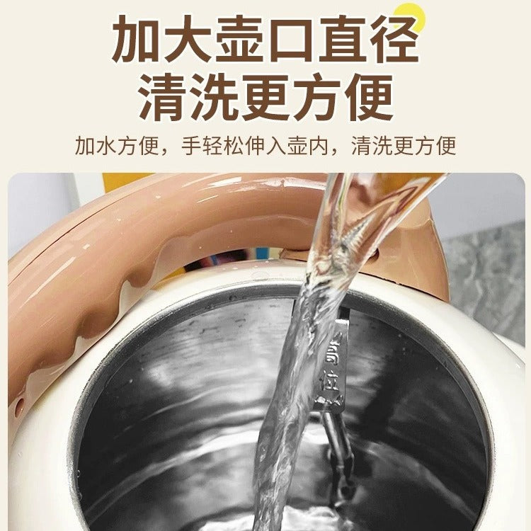 Internet Celebrity Food-Grade Electric Kettle for Home Kitchen Living Room Stainless Steel Water Boiler Multi-Color Large Capacity Water Kettle