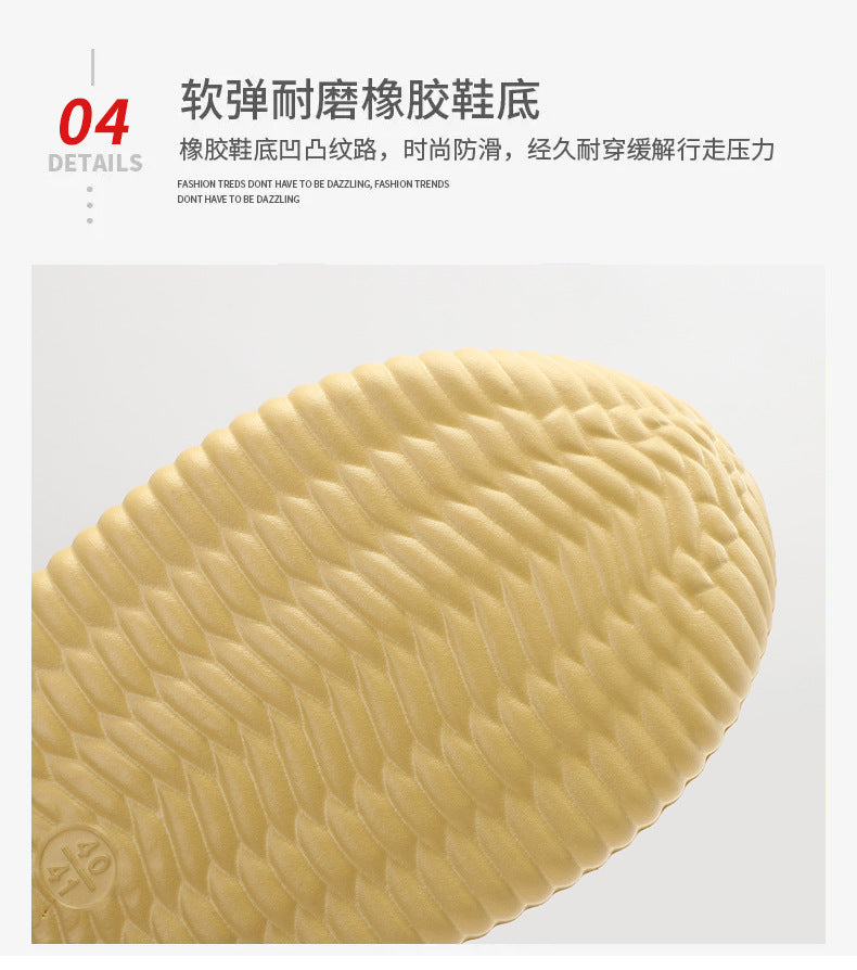 Men's Summer Straw Sandals Hollow Handmade Woven Roman Sandals Vietnamese Slippers Soft Sole Personality Beach Sandals