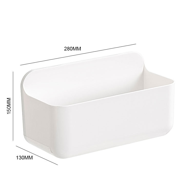 Bathroom Suction Cup Storage Rack Wall-Mounted Draining Rack No-Drill Hanging Rack Toilet Wall Soap Storage