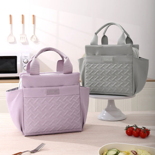 Runhui Croissant Lunch Bag Office Worker Lunch Box Handbag Student Lunch Box Bag Fresh-Keeping Ice Bag Outdoor Insulated Bag
