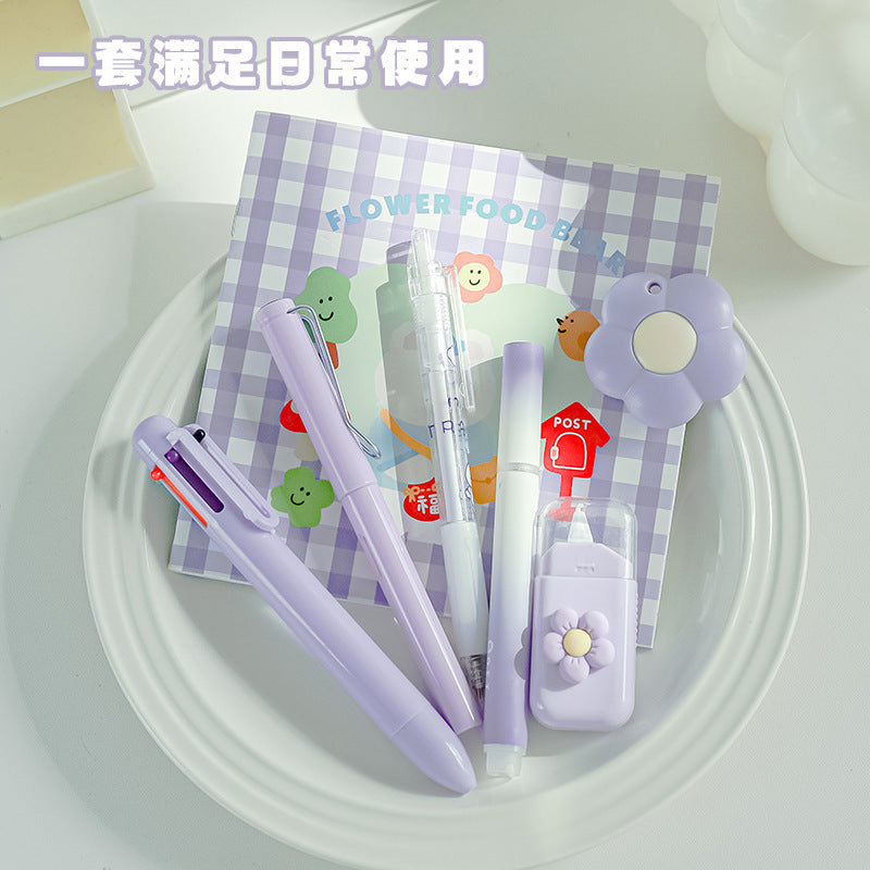 Back-to-School Season High-Value Stationery Set Cute Creative7Set of student class rewards study stationery gifts http://detail.1688.com/offer/905136369917.html