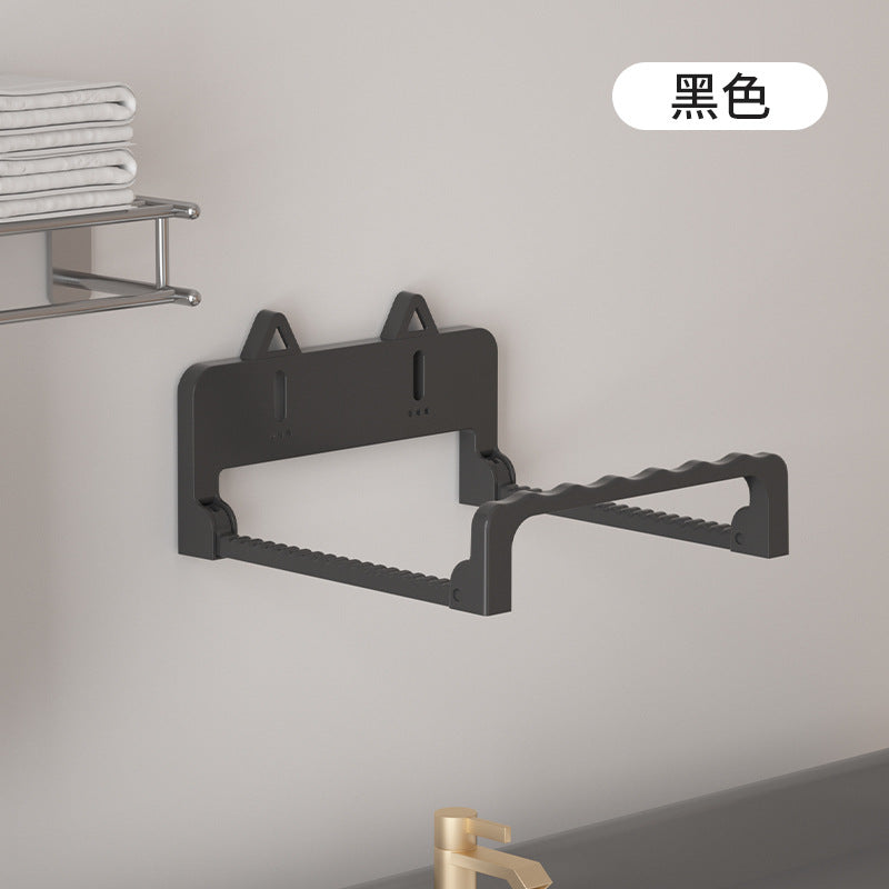 Washbasin Rack Hook No-Drill Kitchen Wall-Mounted Storage Rack Home Bathroom Wall-Mounted Basin Organizer Shelf