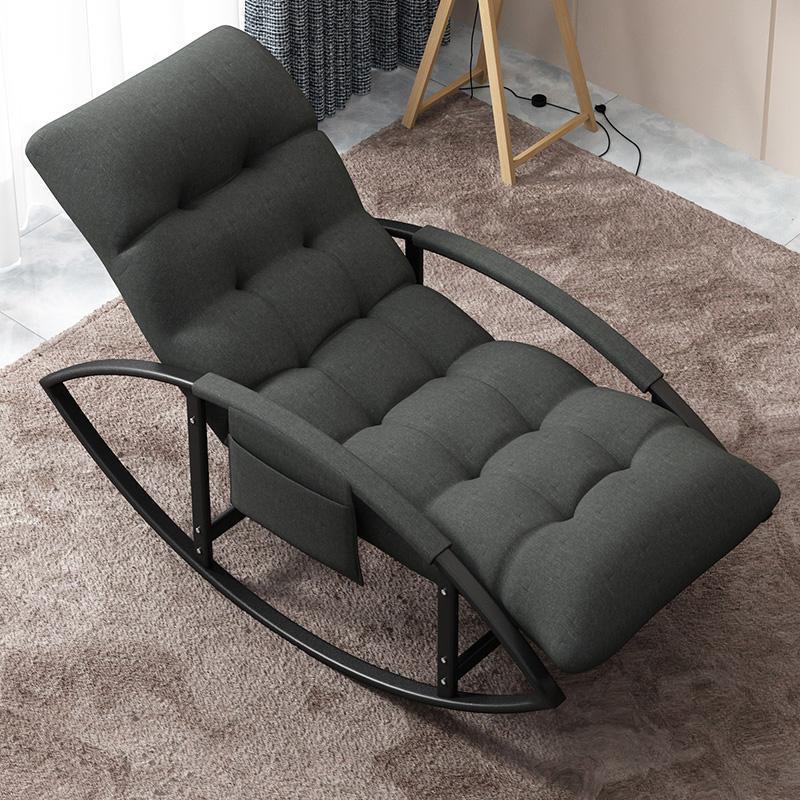 Living Room Light Luxury Rocking Chair Recliner Adult Balcony Home Leisure Chair Foldable Nap Lazy Sofa Rocking Chair