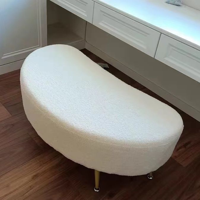 Cream Style Sofa for Small Living Rooms, Light Luxury Beauty Salon Reception, Clothing Store Rest Area, Lamb Wool Fabric Home Furniture