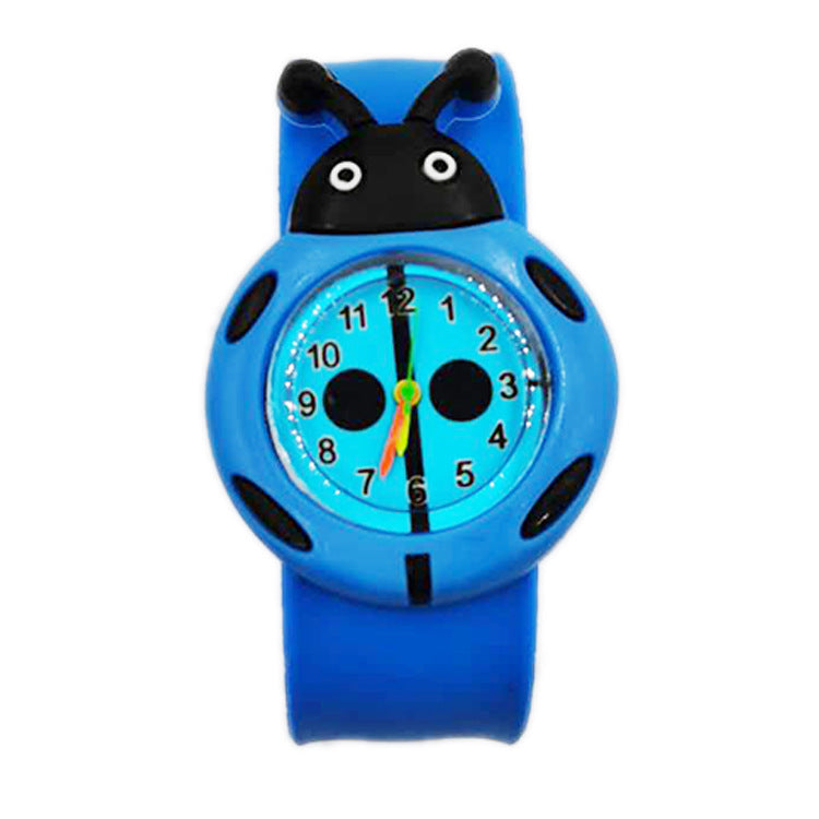 Children's Watch Cartoon Pat Watch Kindergarten Elementary School Silicone Toy Pat Circle Anime Peppa Pig Electronic Watch