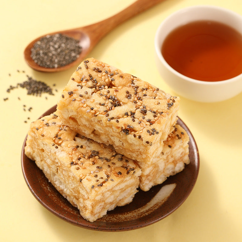 【One piece dropshipping】Sugar-Free Sachima Yam/Buckwheat/Rye Flavor Meal Replacement Satiety Snacks Breakfast Pastries