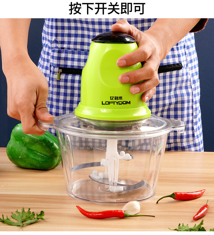 Kitchen Household Electric Meat Grinder Stainless Steel Multifunctional Meat Mincer Mixer Food Processor Small Meat Chopper