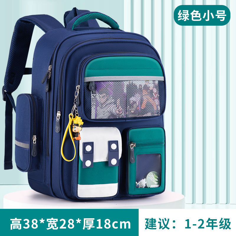 Schoolbag Primary School Girl Large Capacity Dirty Resistant Children's Schoolbag6-12Men's Weight Loss1-6Elementary School Student Backpack http://detail.1688.com/offer/727797868983.html