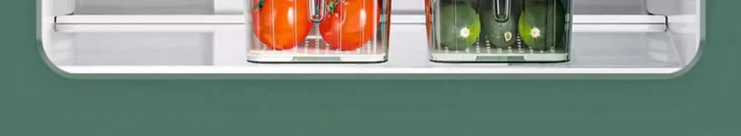 Refrigerator Fresh Storage Box Food Grade Kitchen Special Vegetable Fruit Egg Freezer Storage Organizer Box with Handle