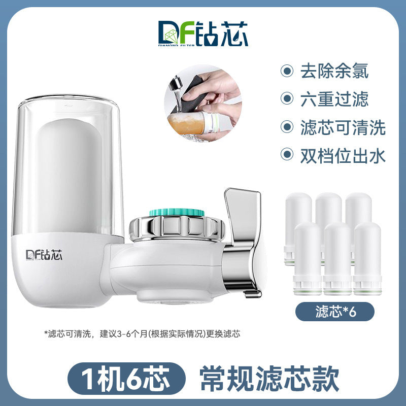 Faucet Water Purifier Water Filter Kitchen Tap Water Filter Direct Drinking Single Outlet Ceramic Filter Cartridge Wholesale