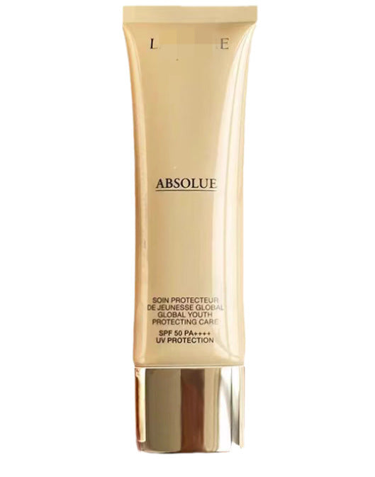 Genuine Orchid.Kou Xiaobai Tube Aurora Sunscreen40ml Pure Water Emulsion Facial Cleanser Cream Powder Water Black Bottle Base Serum