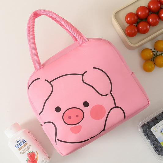 Lunch Box Handbag Bento Bag Insulated Bag Office Worker Lunch Bag Primary School Clothes Lunch Bag Pinny Rice Bag
