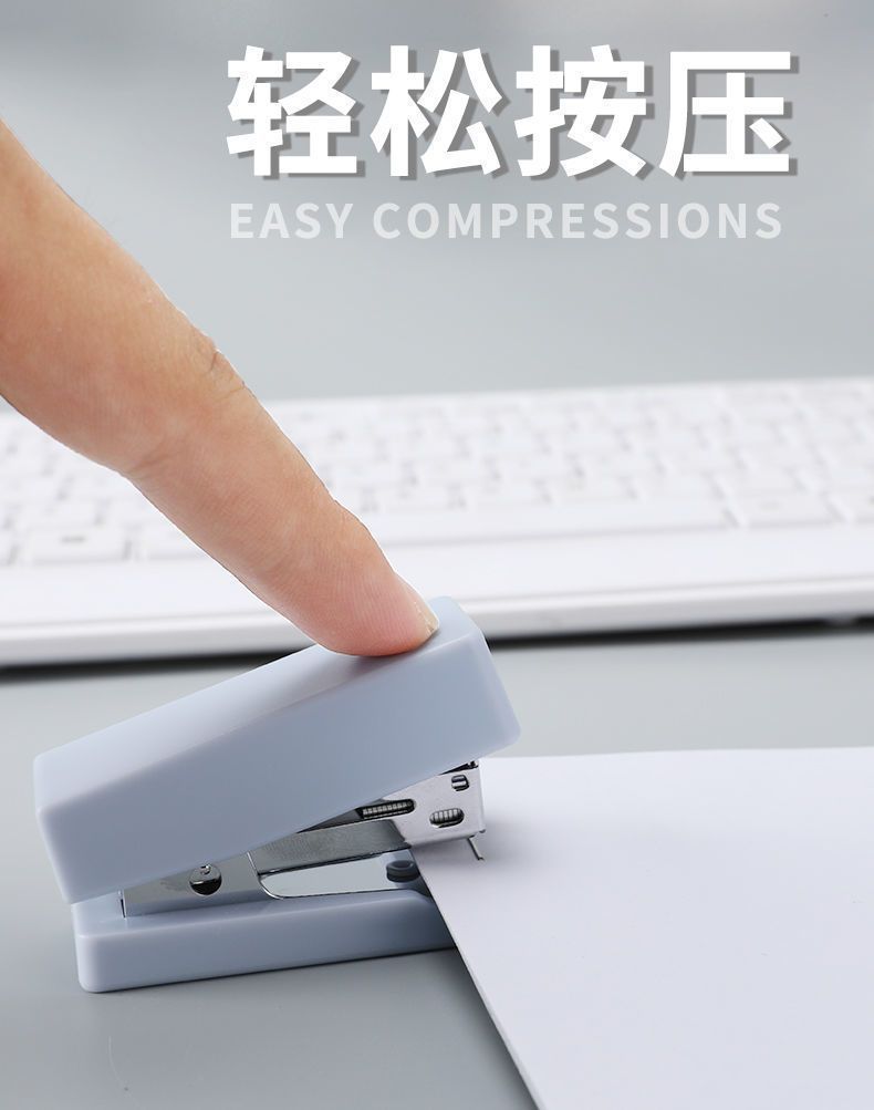 Gradient Macaron Color Stapler Mini Small Effort-Saving Stapler for Students and Office Portable Binding Supplies http://detail.1688.com/offer/962390364284.html