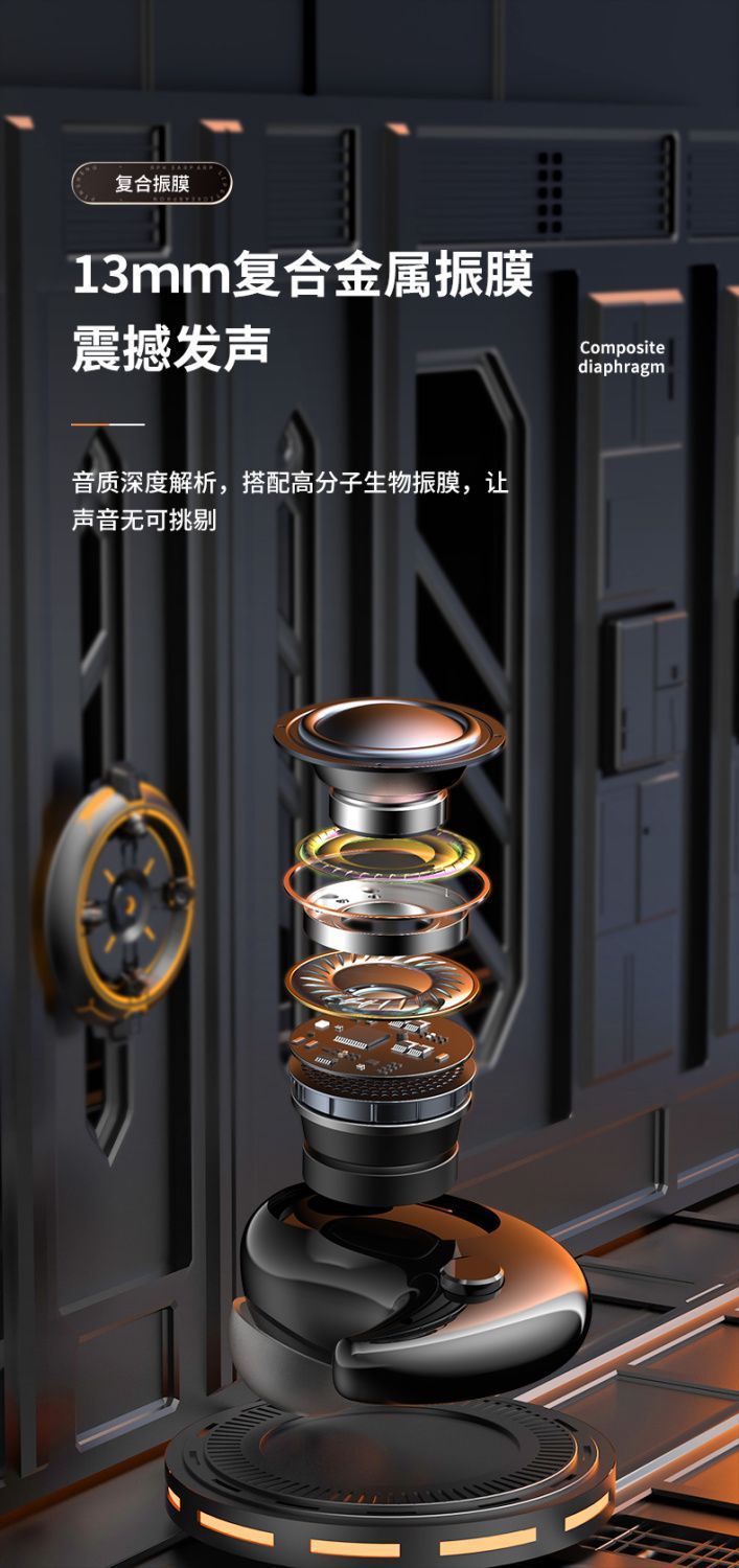 2025New Y29True Wireless Bluetooth Headset Sleep No Pressure On Ear Type Sound Isolation Noise Reduction Super Long Battery Life