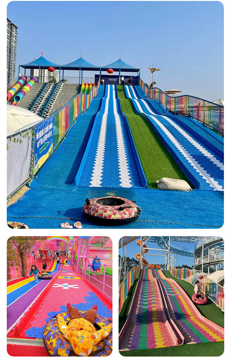 Internet Celebrity Children's Play Slide Rainbow Slide Parent-Child Park Outdoor Amusement Equipment Rainbow Slide