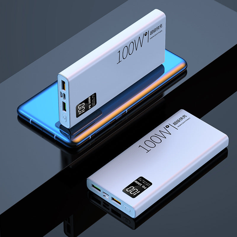 3C Authentication100W Super Fast Charge Power Bank20000mAh Large Capacity Two-Way Fast Charging Custom Power Bank