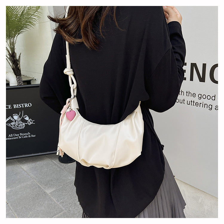 High-end Underarm Bag for Women2025New Trendy Fashion Versatile Casual Single Shoulder Bag Crossbody Dumpling Bag