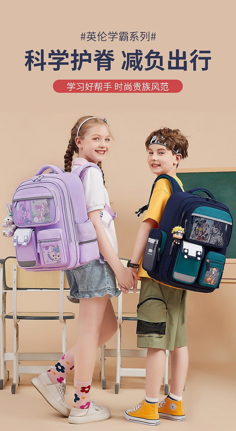 Schoolbag Primary School Girl Large Capacity Dirty Resistant Children's Schoolbag6-12Men's Weight Loss1-6Elementary School Student Backpack http://detail.1688.com/offer/727797868983.html