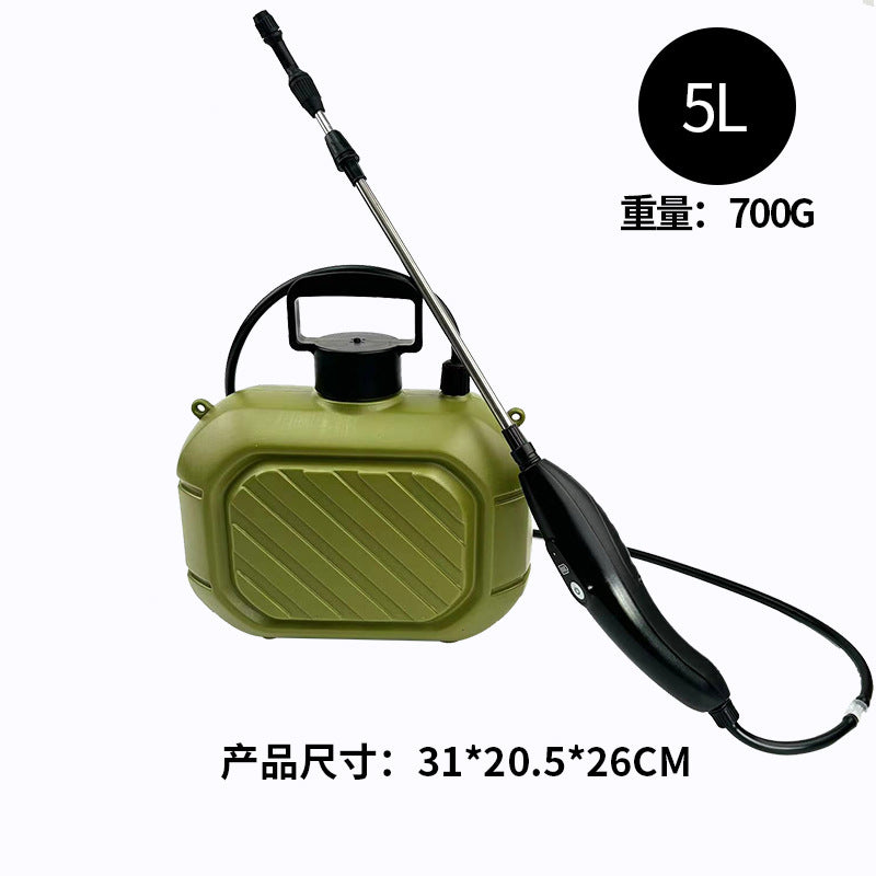 Cross-Border Gardening Electric Sprayer Household Watering Handheld Electric Spray Gun Garden Electric Atomizing Watering Can