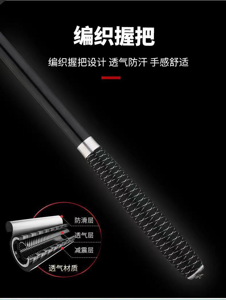 Upgraded Carbon Gamma Carp Fishing Rod Hand Rod Fishing Rod Light Hard Long Section Taiwan Fishing Rod28Adjustable Crucian Carp Fishing Rod Set