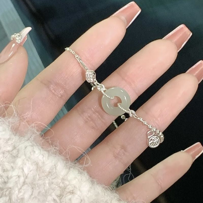 Korean Versatile Pearl Bracelet for Women ins Niche Style High-End Titanium Steel Bracelet Couple Bracelets Wholesale