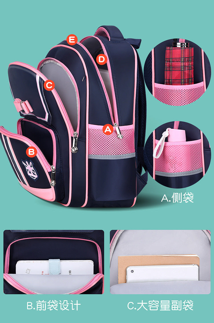 【Get Pencil Case for Free】Back-to-School Season Elementary School Student Backpack for Children1-3-6Grade Backpack6-9-12First Birthday Bag http://detail.1688.com/offer/651534241023.html