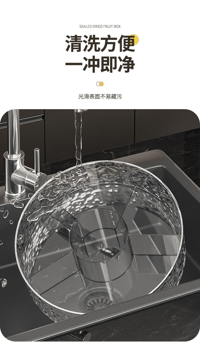 Dried Fruit Plate New Model for Living Room Coffee Table Home Use Light Luxury High-end Exquisite Compartmented Nut Candy Box Snack Display Tray
