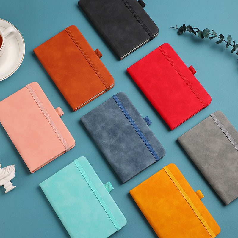 In-stock Cross-border Amazon A6Business Office Notebook Journal Internet Celebrity Planner Student Simple Strap Notebook