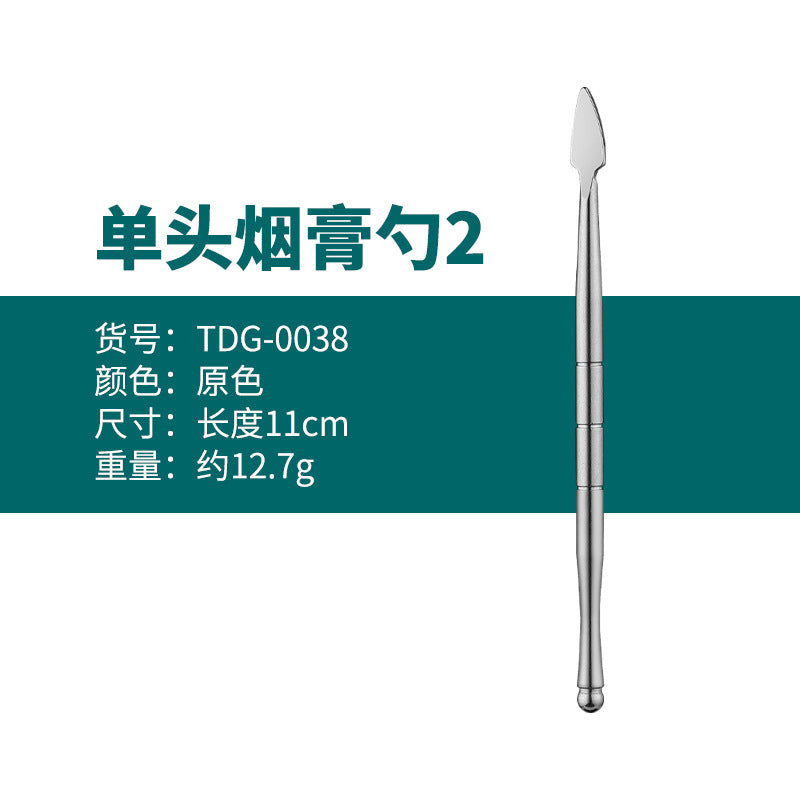 Manufacturer Wholesale Stainless Steel Tobacco Spoon Set Cleaning Pipe Tools Carving Tools Tobacco Spoon Tools Cross-Border In Stock