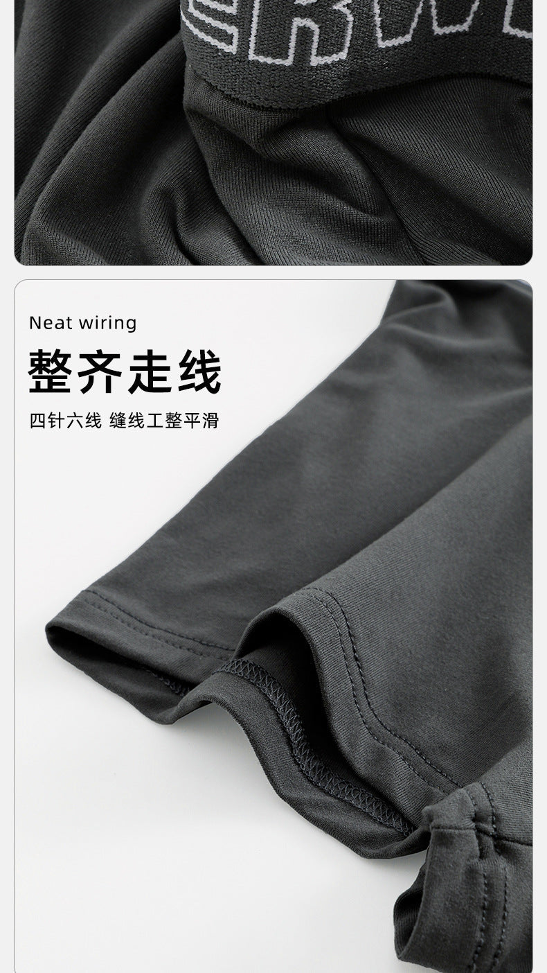 Men's Underwear Men's Autumn and Winter Four Seasons Antibacterial Comfortable Breathable Mid-waist Underwear Men's Boxer Shorts http://detail.1688.com/offer/961238954959.html