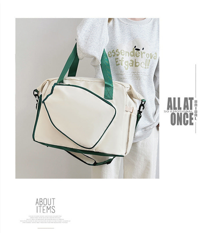 Cross-border New Trendy Sports Gym Bag Large Capacity Casual Fashion Travel Bag Water-resistant Commuter Crossbody Bag for Women