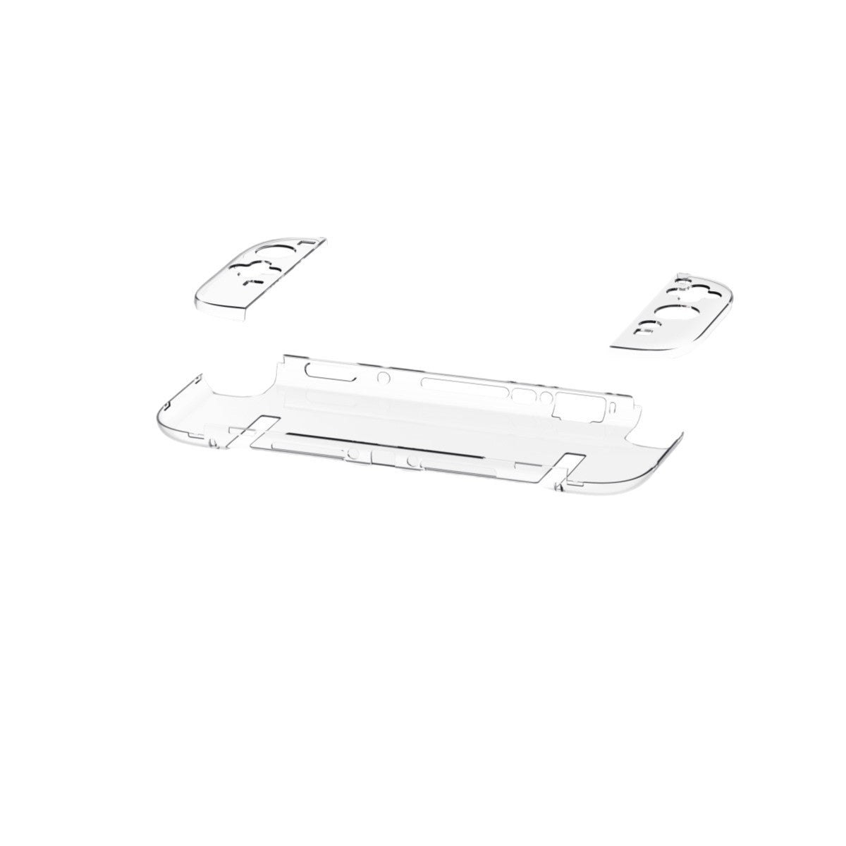 Switch2Integrated Crystal Case Protective Case All-Inclusive Game Console Accessories Transparent PC Protective Sleeve NS Very tough