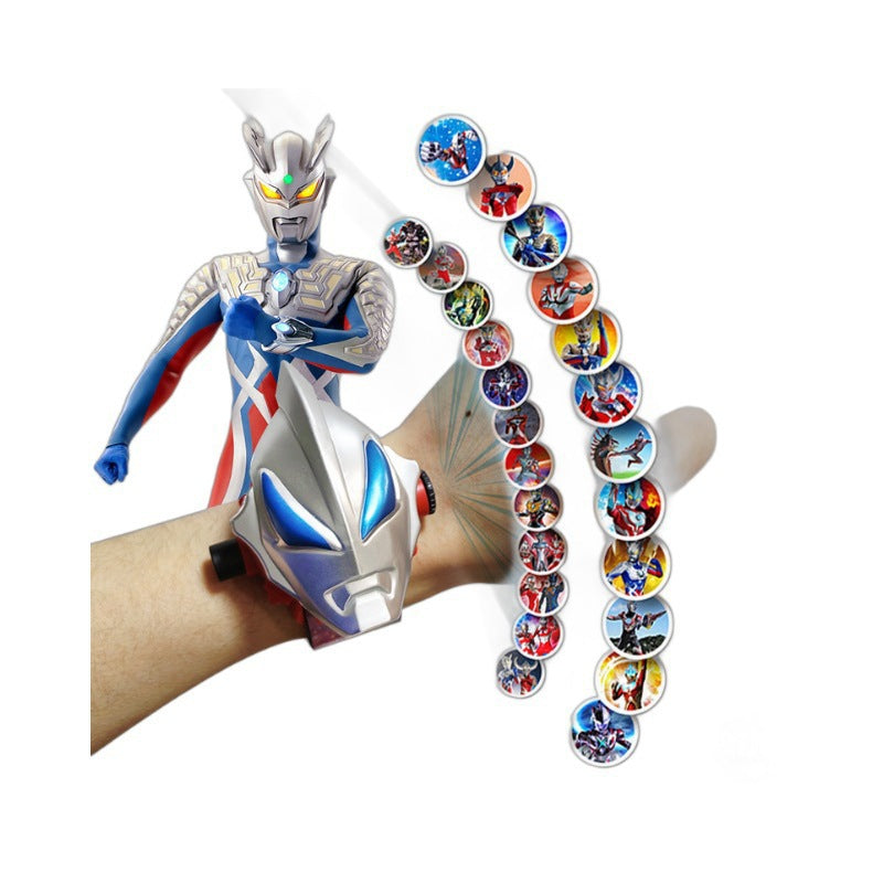 Ultraman Projection Watch Tiga Children's Edition Electronic Zero Tiga Glowing Boys Kindergarten Children's Day Toy