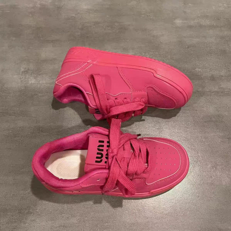 Casual Shoes Sports Summer Dopamine Niche Color Matching Loafers2025New casual college sneakers for women