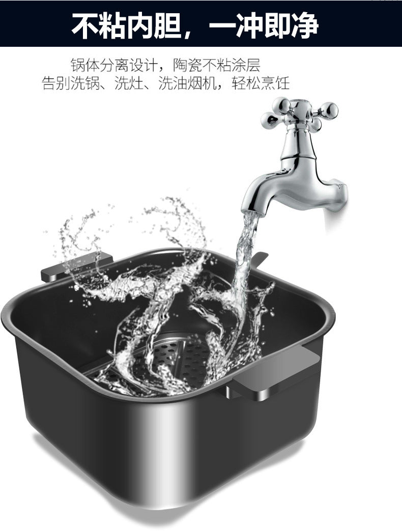 New visual air fryer for home use, intelligent large capacity9L Automatic Intelligent Oven and Fries All-in-One Machine