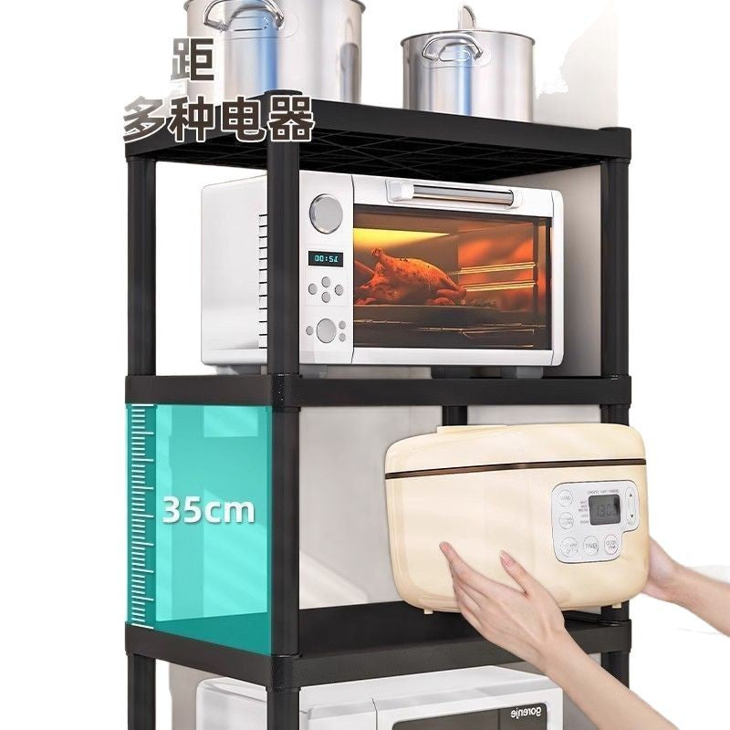 Kitchen Gap Storage Rack Multifunctional Kitchen Storage Rack Microwave Oven Multi-layer Gap Floor-standing Pot Storage Rack