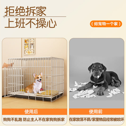 Pet Fence Dog Cage Small Dog Household Indoor Fence Space-Saving Dog House Dog Bed Toilet Cat Cage Cat Villa