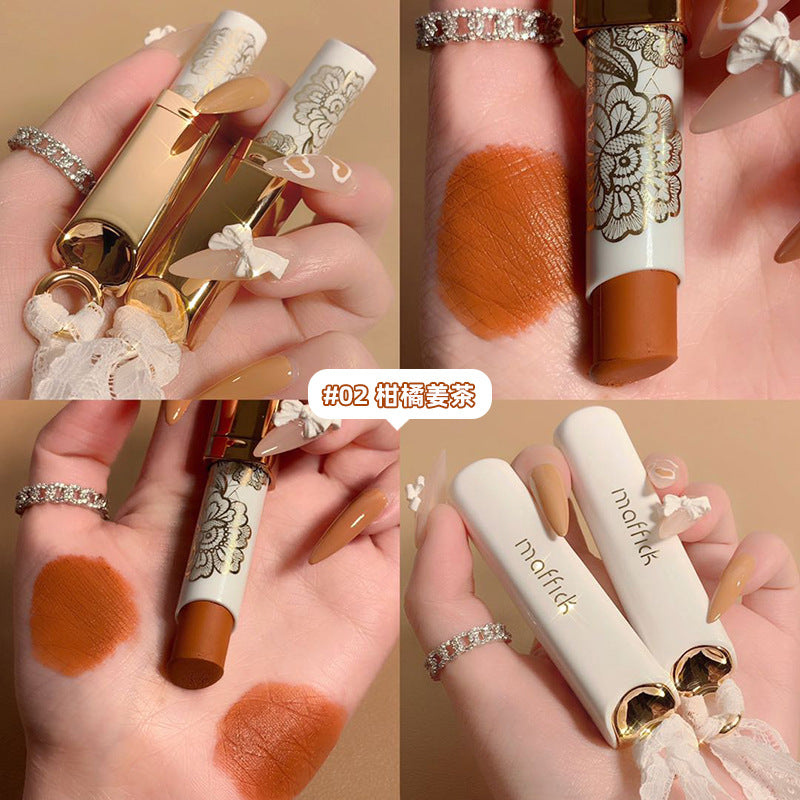 Factory direct sales MAFFICK Lace Whisper Light Mist Matte Lipstick Matte Long-lasting Non-stick Cup Lipstick