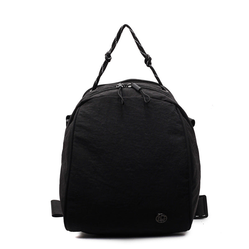 Cross-Border New Japanese Style Shell Small Backpack for Women, Commuting Versatile Crossbody Shoulder Bag, Fashionable Casual Mini Backpack