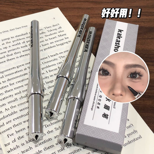 kakashow Two-Pronged Eyebrow Pencil with Fluorescent Hair, Distinct Wild Eyebrows, Waterproof and Sweatproof, Natural Look C479